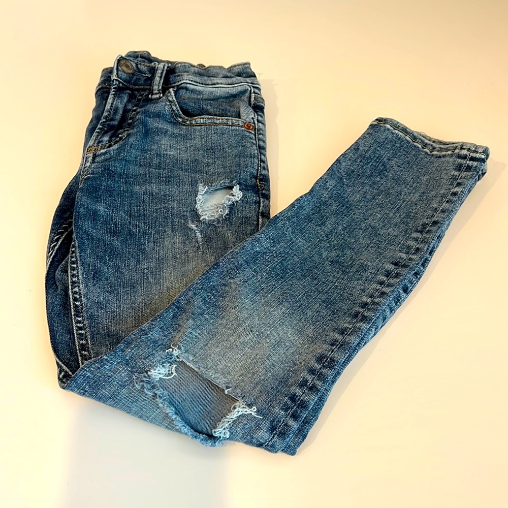 EUC KIDS GAP Skinny Ripped Jeans size 8